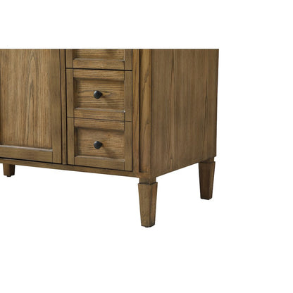 42 inch Single bathroom vanity in driftwood
