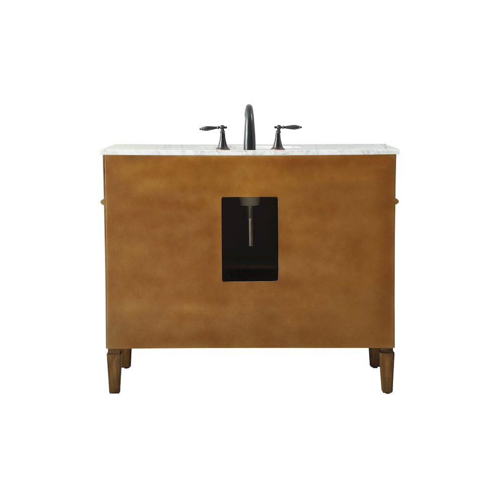 42 inch Single bathroom vanity in driftwood