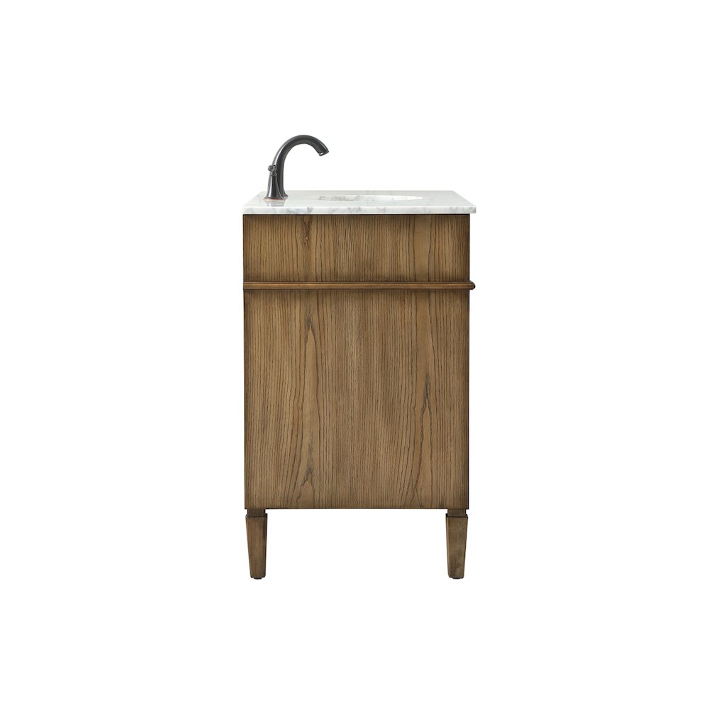 42 inch Single bathroom vanity in driftwood