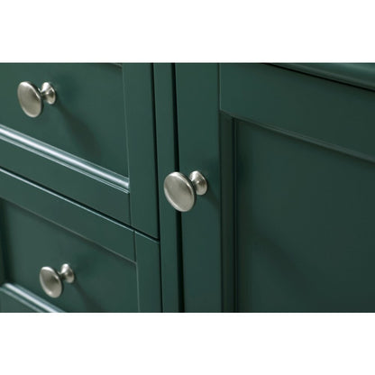 42 inch Single bathroom vanity in green