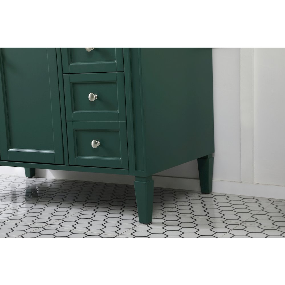 42 inch Single bathroom vanity in green