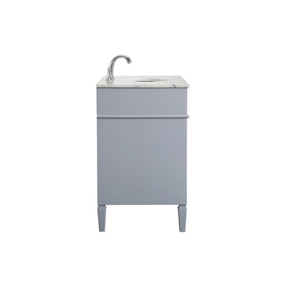 42 inch Single bathroom vanity in grey