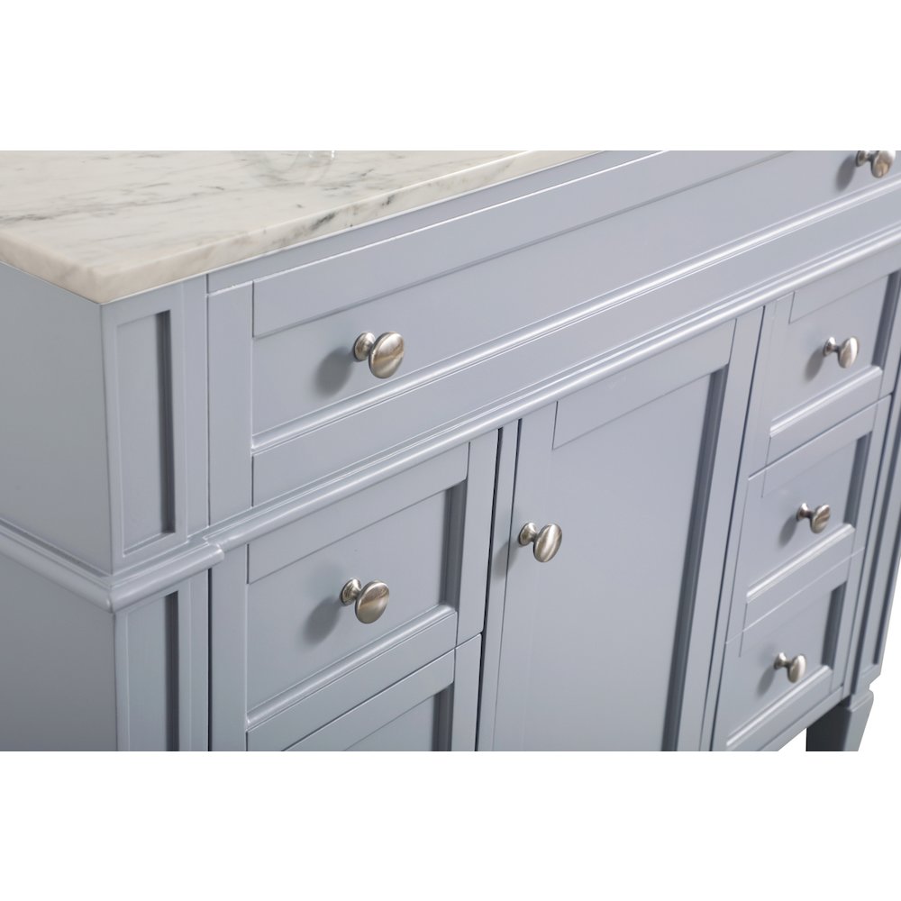42 inch Single bathroom vanity in grey
