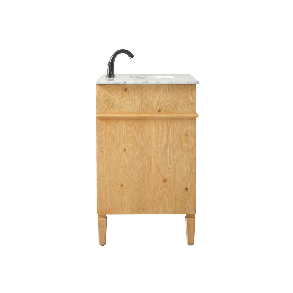 42 inch Single bathroom vanity in natural wood