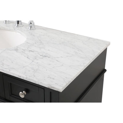 48 inch Single bathroom vanity in Black