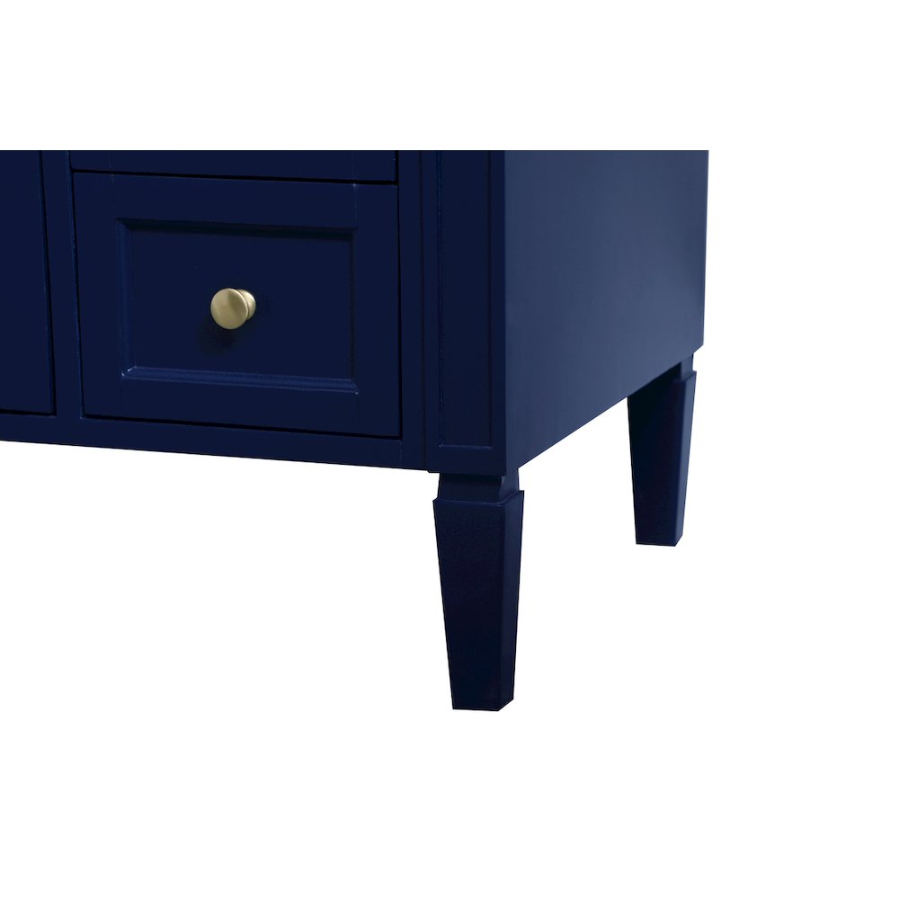 48 inch Single bathroom vanity in blue