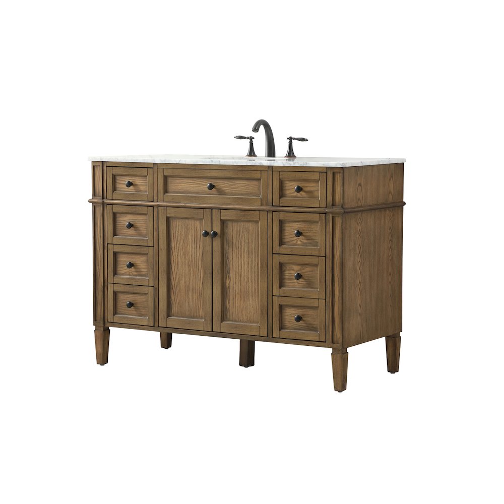 48 inch Single bathroom vanity in driftwood