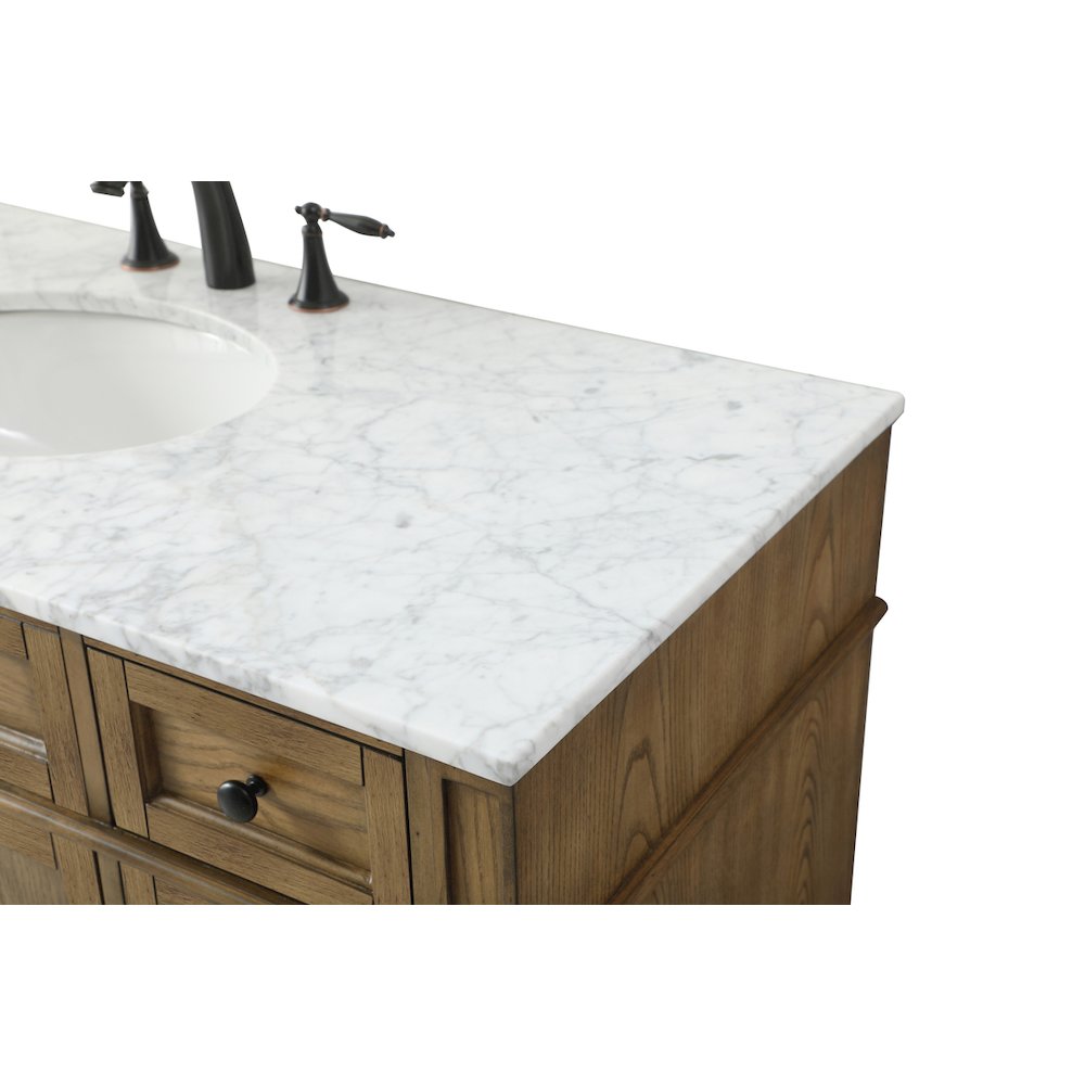 48 inch Single bathroom vanity in driftwood