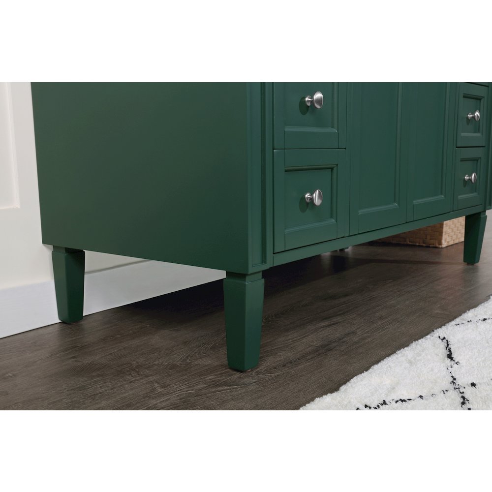 48 inch Single bathroom vanity in green