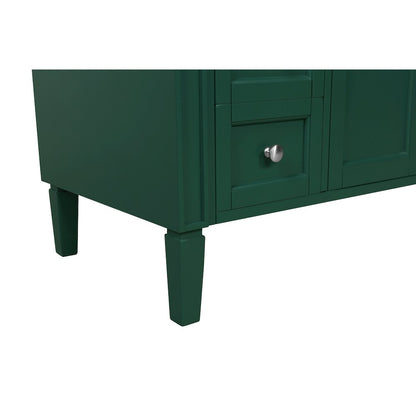 48 inch Single bathroom vanity in green