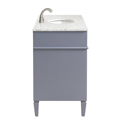 48 In. Single Bathroom Vanity Set In Grey
