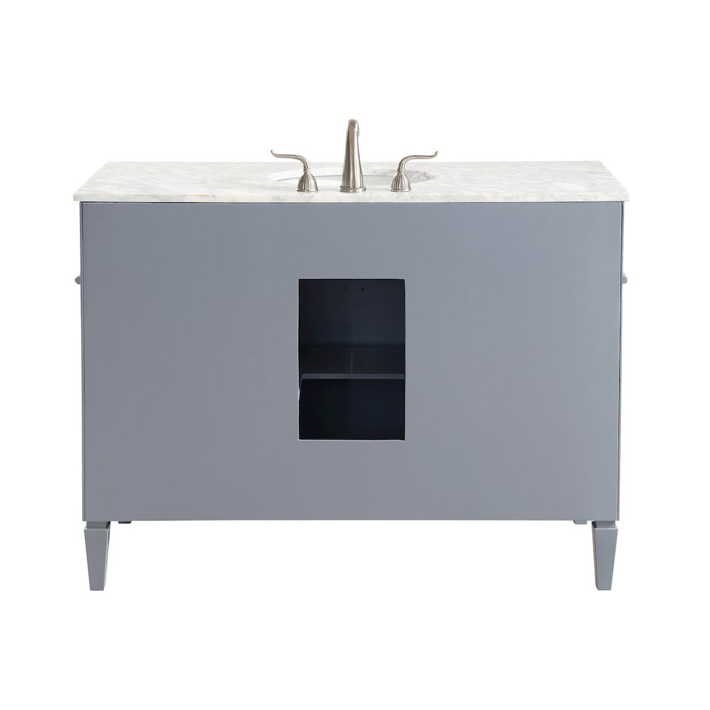 48 In. Single Bathroom Vanity Set In Grey