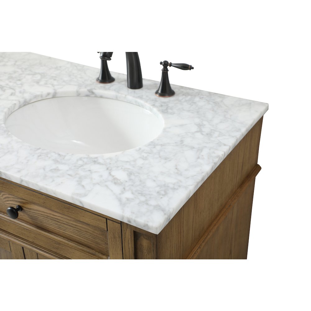 60 inch double bathroom vanity in driftwood
