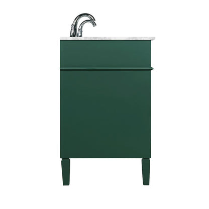 60 inch double bathroom vanity in green