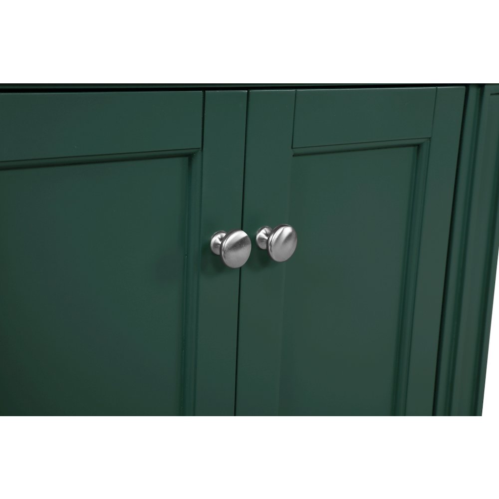 60 inch double bathroom vanity in green
