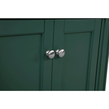 60 inch double bathroom vanity in green