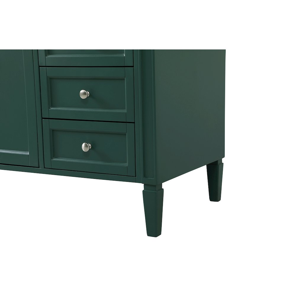 60 inch Single bathroom vanity in green