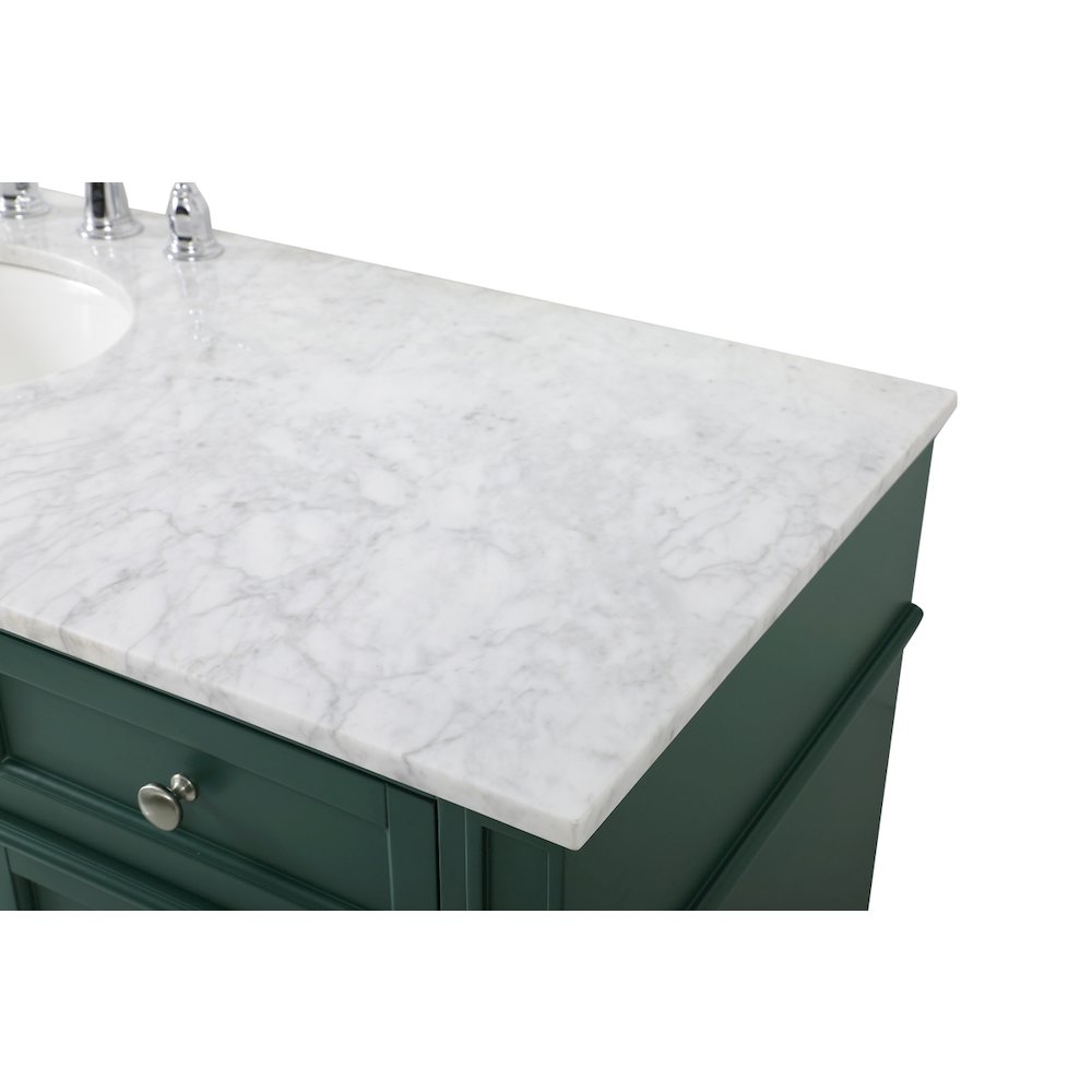 60 inch Single bathroom vanity in green