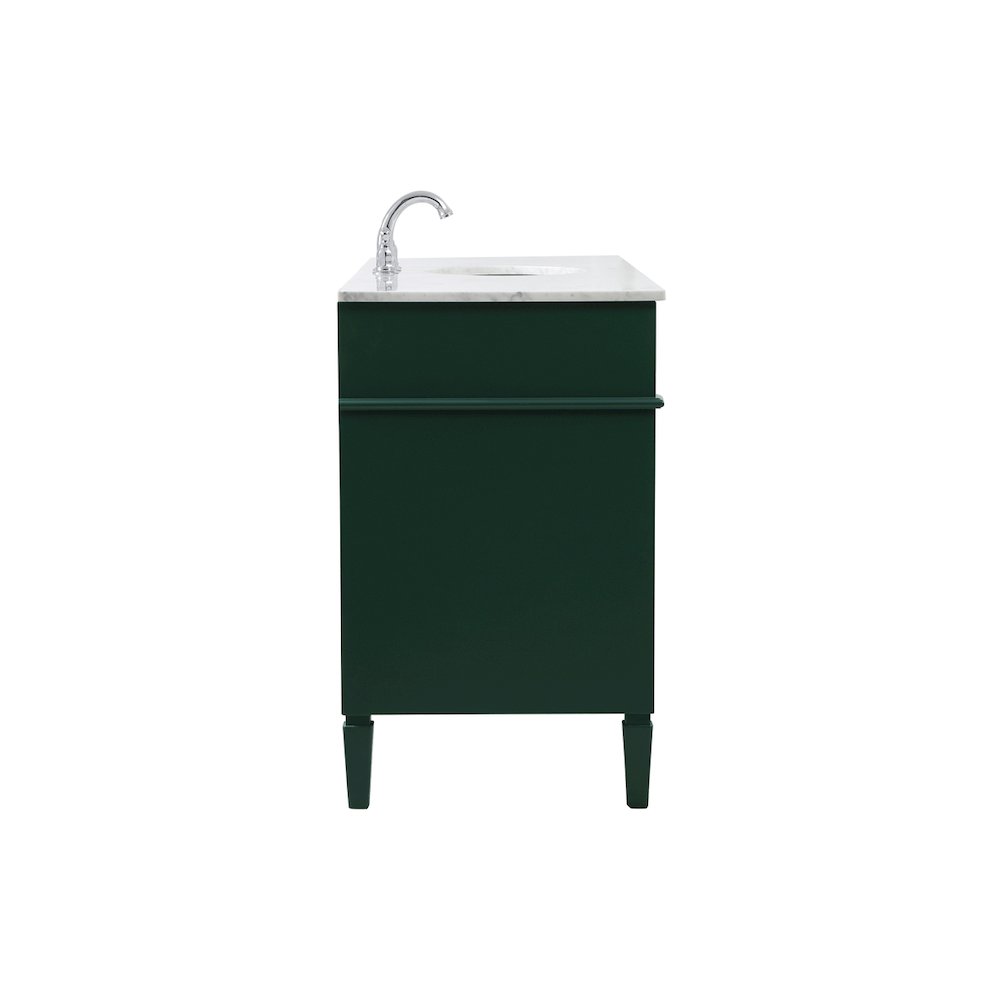 60 inch Single bathroom vanity in green