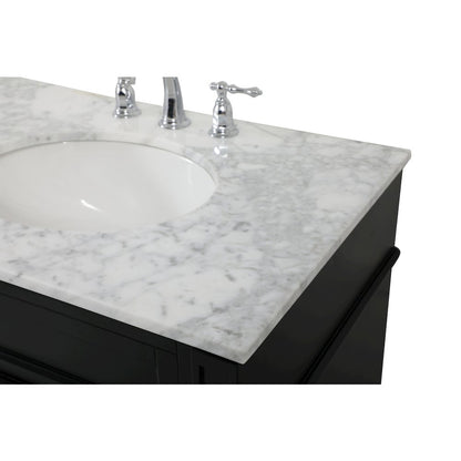 72 inch double bathroom vanity in black