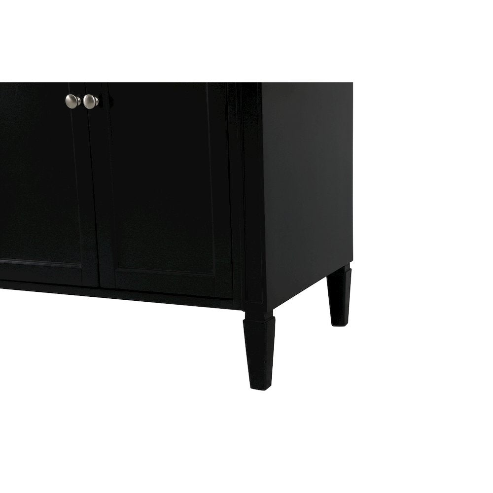 72 inch double bathroom vanity in black