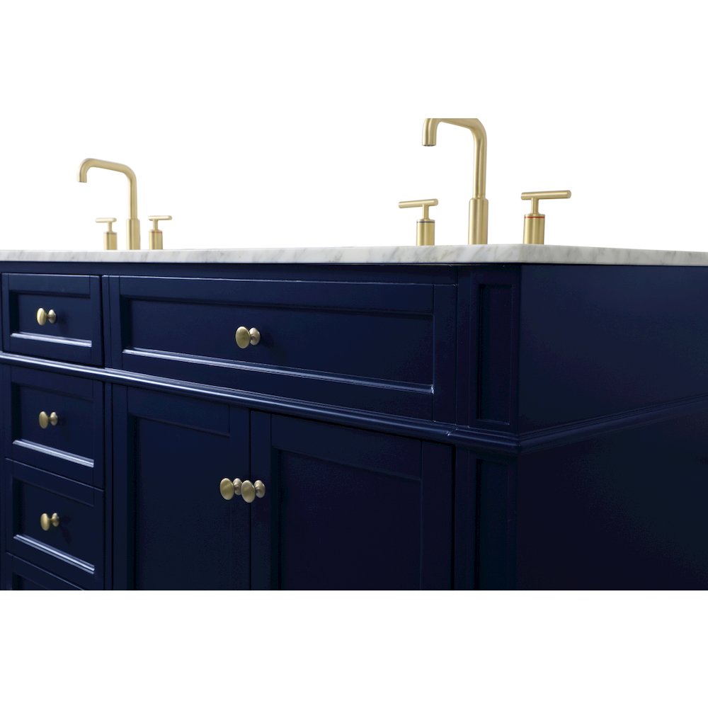 72 inch double bathroom vanity in blue