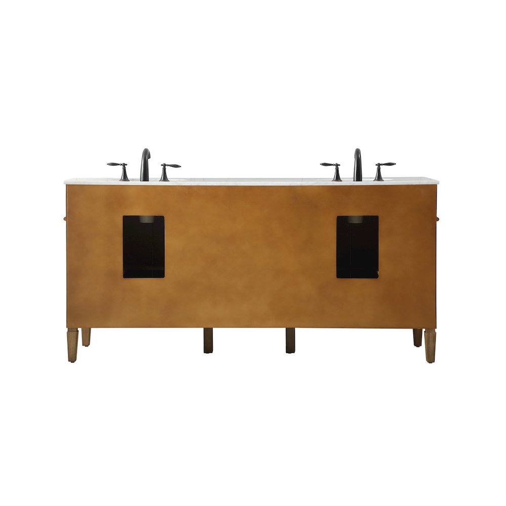 72 inch double bathroom vanity in driftwood