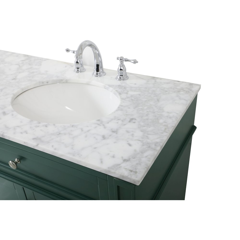 72 inch double bathroom vanity in green