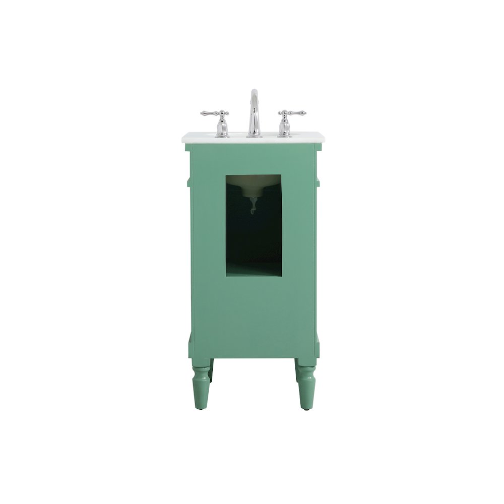 18.5 inch Single Bathroom vanity in vintage mint