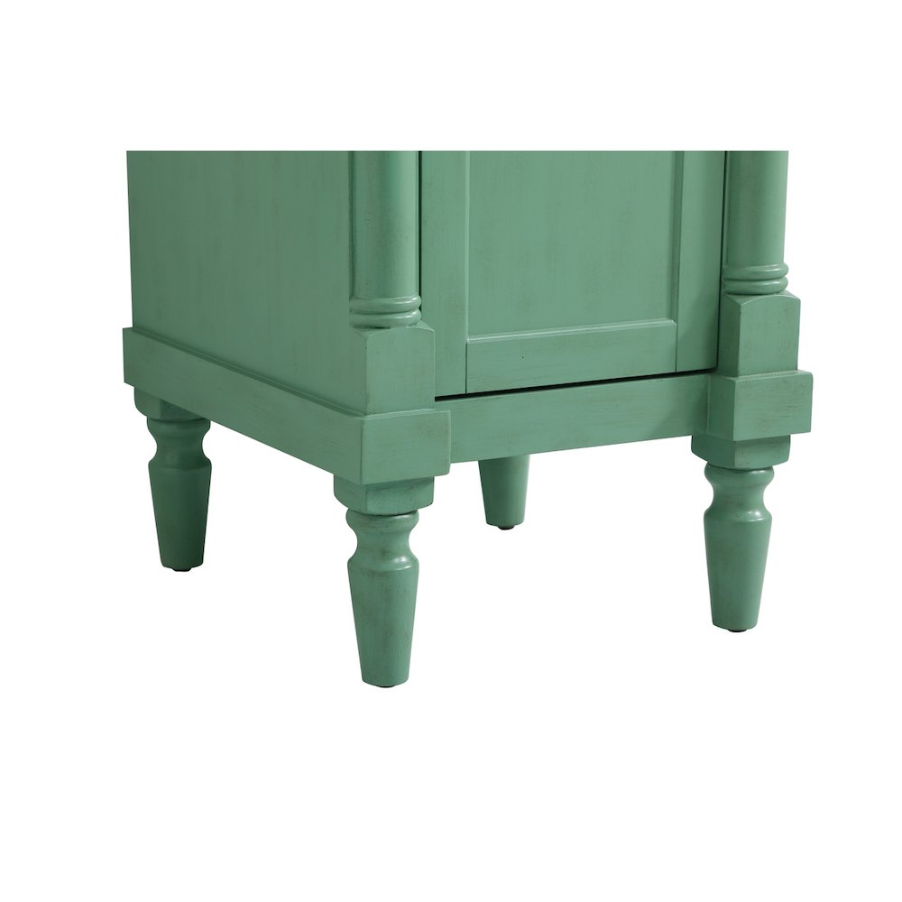 18.5 inch Single Bathroom vanity in vintage mint