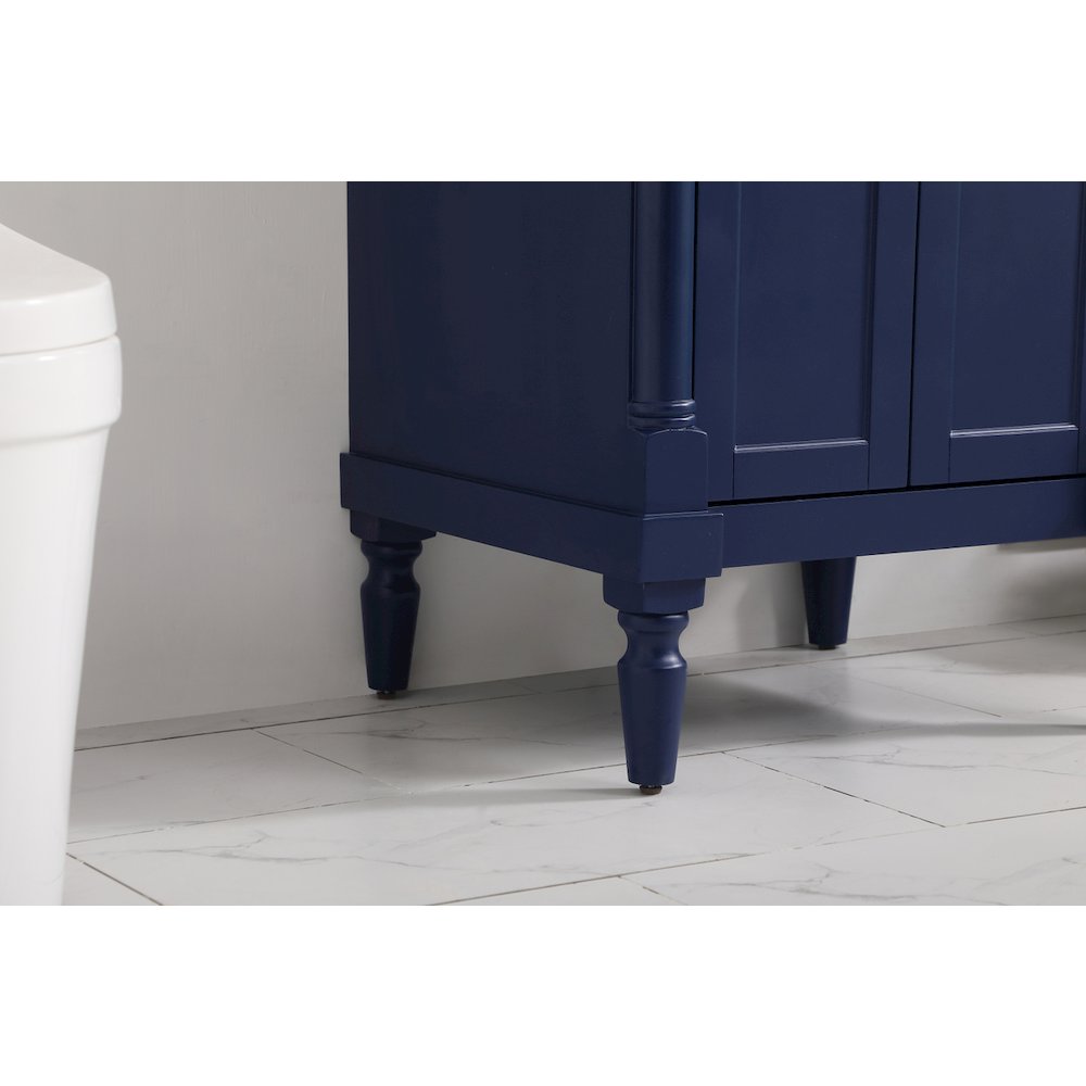 24 inch Single bathroom vanity in blue