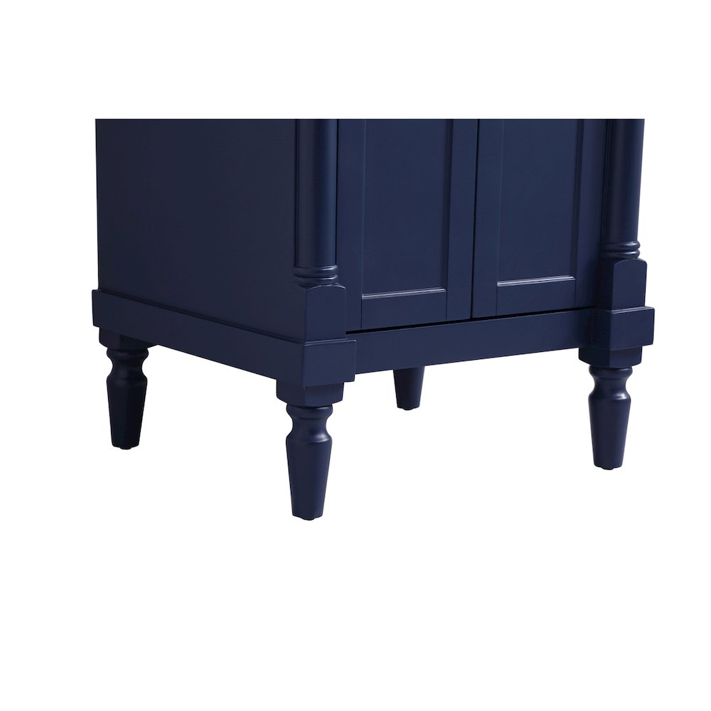 24 inch Single bathroom vanity in blue
