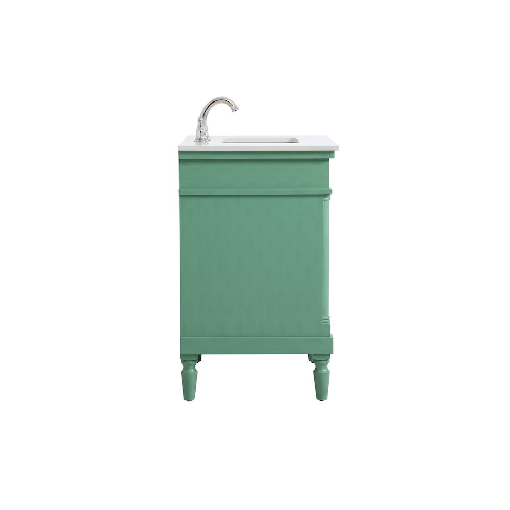 30 inch Single Bathroom vanity in Vintage Mint