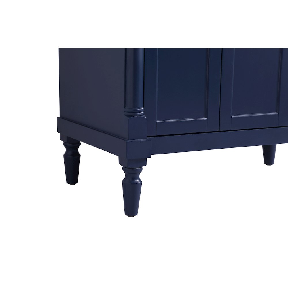 36 inch Single bathroom vanity in blue