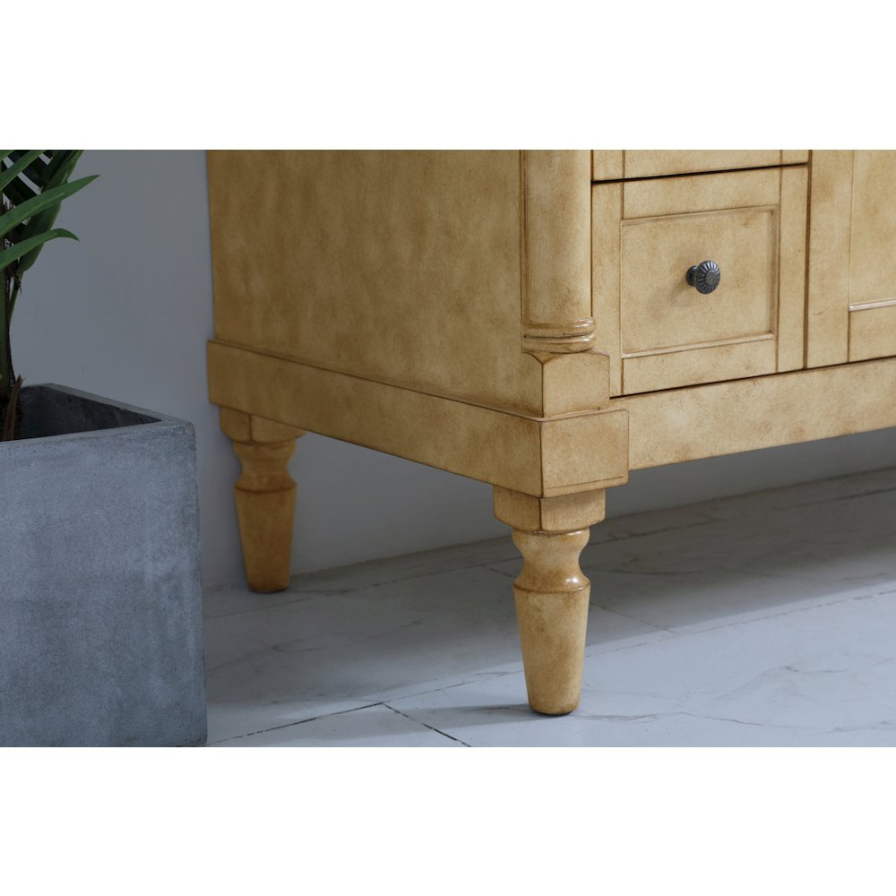 42 inch Single Bathroom vanity in Antique Beige