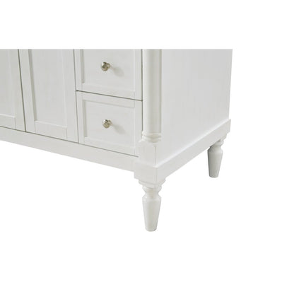 42 inch Single Bathroom vanity in Antique White