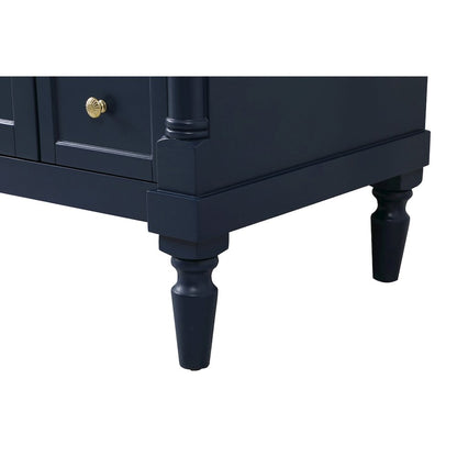 42 inch Single bathroom vanity in blue