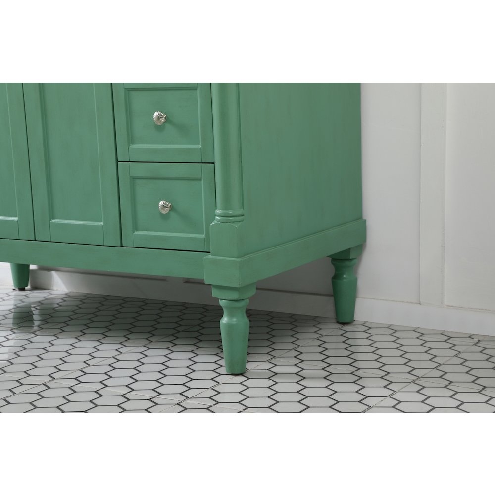 42 inch Single Bathroom vanity in vintage mint