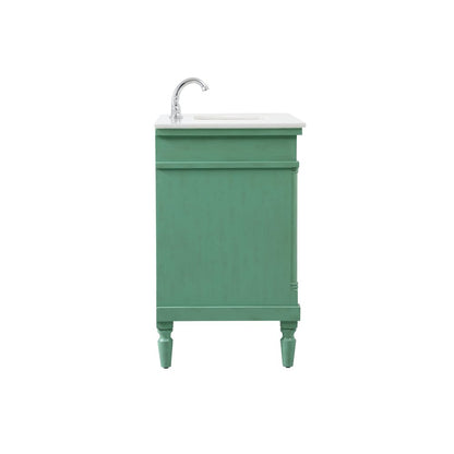 42 inch Single Bathroom vanity in vintage mint