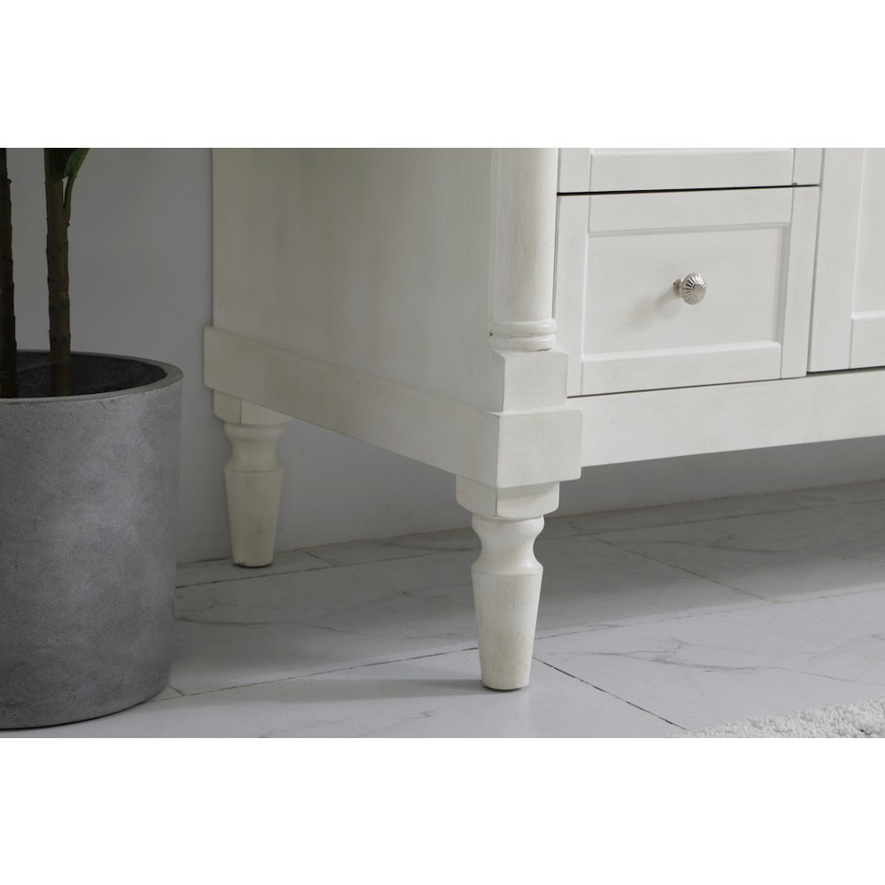 48 inch Single Bathroom vanity in Antique White