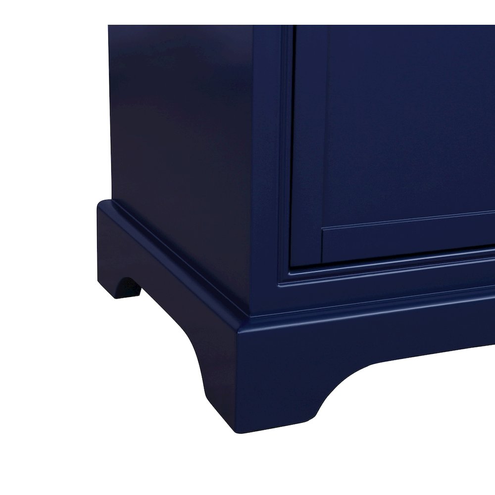 19 inch Single bathroom vanity in Blue