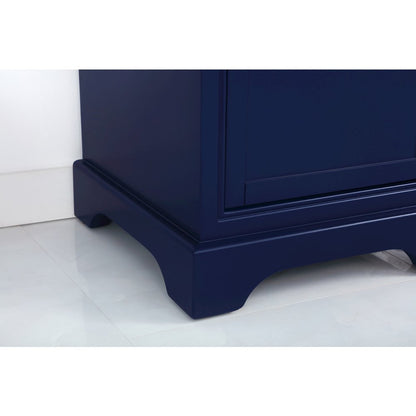 19 inch Single bathroom vanity in Blue