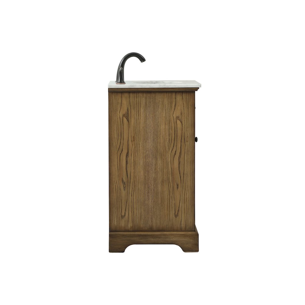 19 inch Single bathroom vanity in driftwood