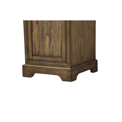 19 inch Single bathroom vanity in driftwood