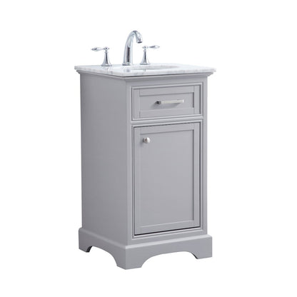 19 in. Single Bathroom Vanity set in light grey