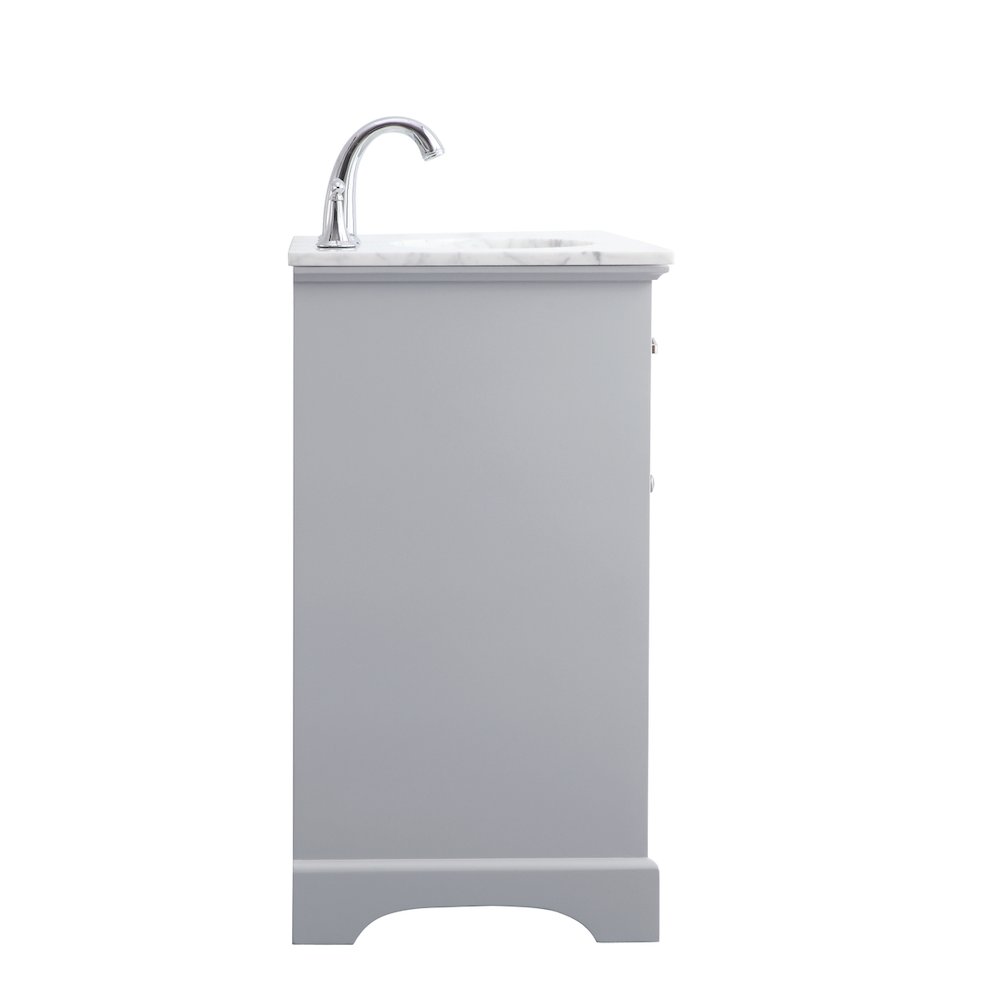 19 in. Single Bathroom Vanity set in light grey