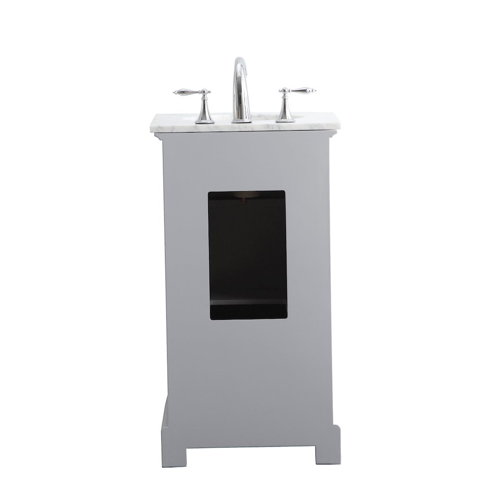 19 in. Single Bathroom Vanity set in light grey