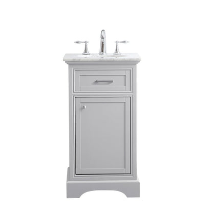 19 in. Single Bathroom Vanity set in light grey