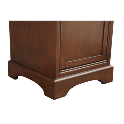 19 in. Single Bathroom Vanity set in teak