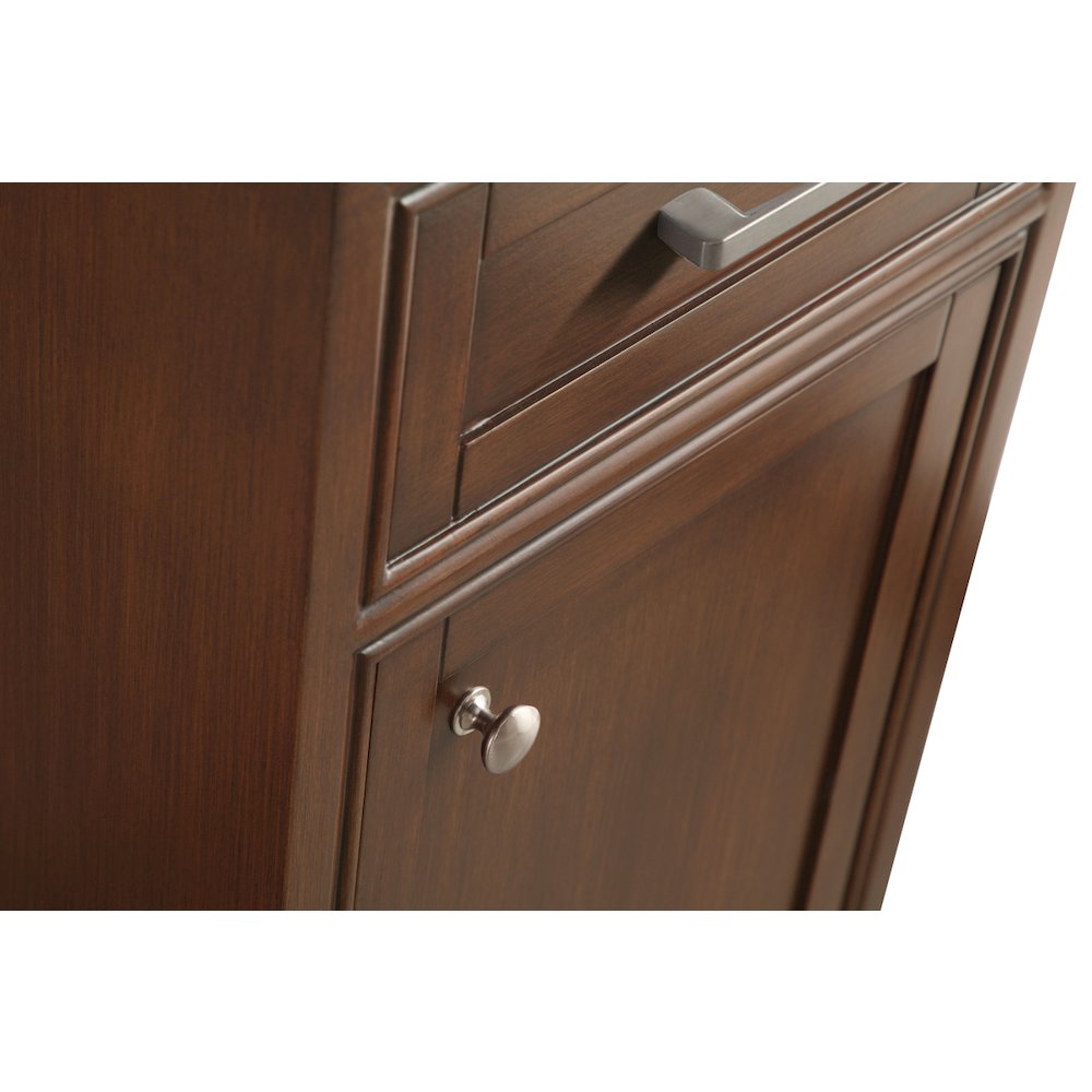 19 in. Single Bathroom Vanity set in teak
